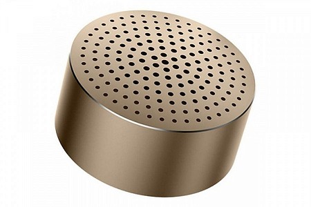 Портативная колонка Bluetooth Portable Round Box Gold