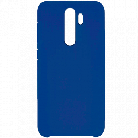Накладка Silicone Case для Redmi 9 (Темно-синий)